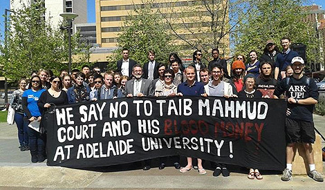 Taib Adelaide protest